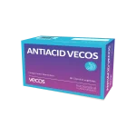 Antiacid de vecos es un complemento alimenticio para reducir la acidez