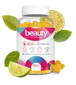 Beauty gummies sabor lima para el cuidado de la piel cabello y uñas