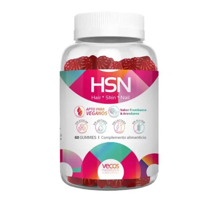 Gummies HSN de Vecos para pelo piel y uñas