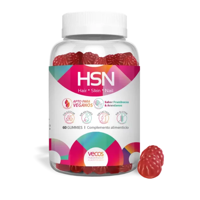 HSN, Gummies sin azúcar para pelo piel y uñas