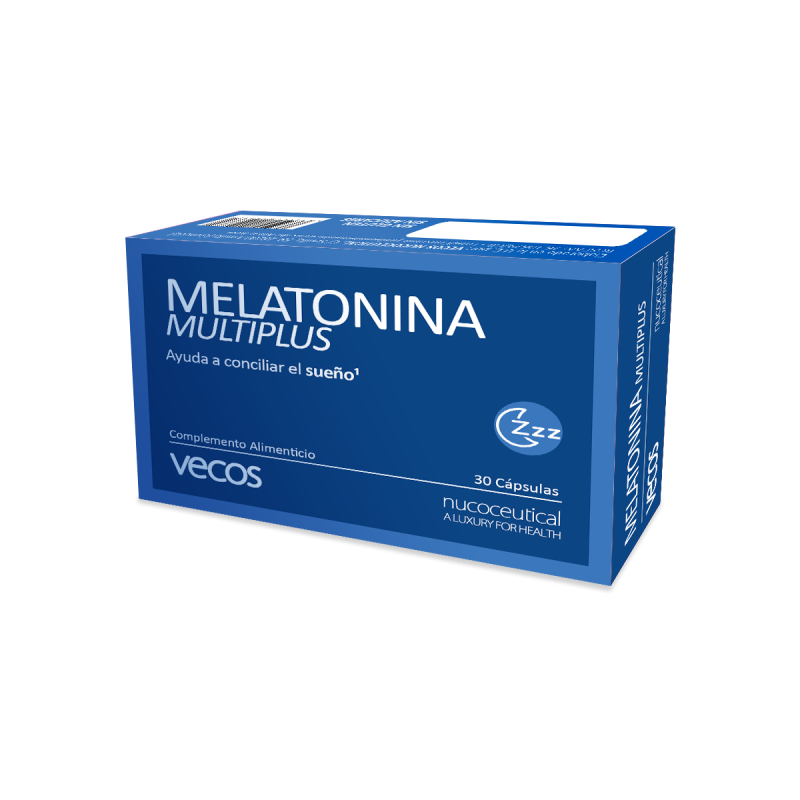 Suplemento alimenticio de melatonina multiplus para mejorar el sueño