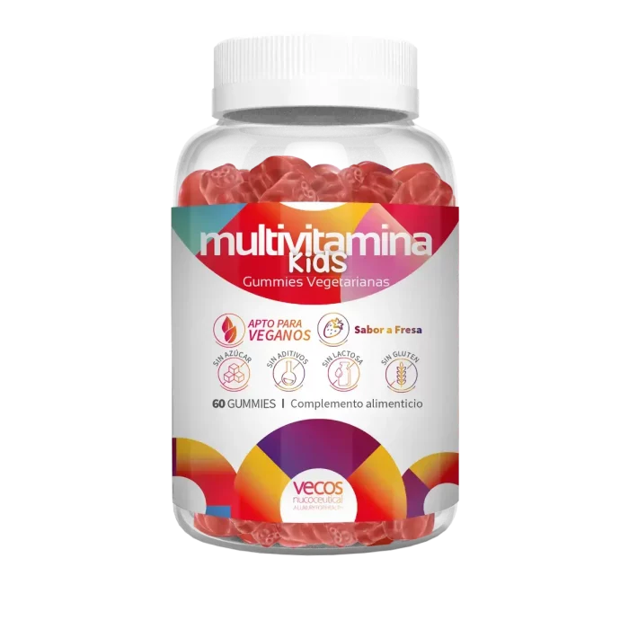 Apoya el crecimiento de los niños con esta Multivitamina Kids sabor a fresa