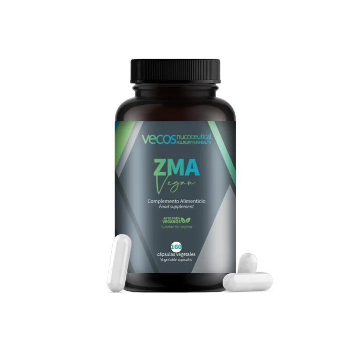 Complemento deportivo para el desarrollo muscular de Magnesio, Zinc y Vitamina B6