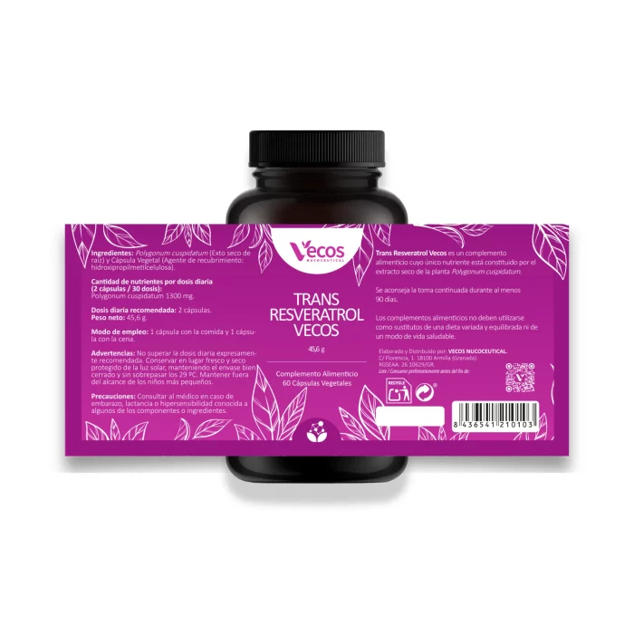 Etiqueta Trans Resveratrol