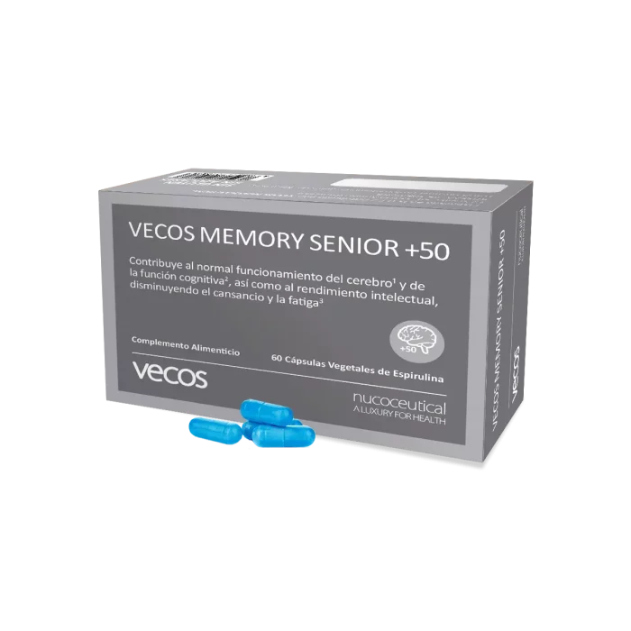 Capsulas de Vecos Memory Senior + 50 para el funcionamiento normal del cerebro