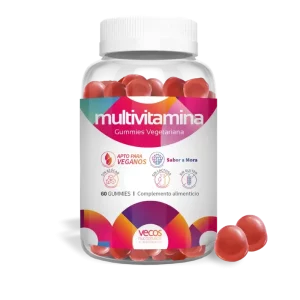 Bote Multivitamina Gummie con detalle de gummie