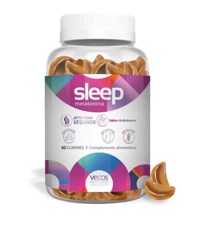 Sleep gummies con detalle de gummie