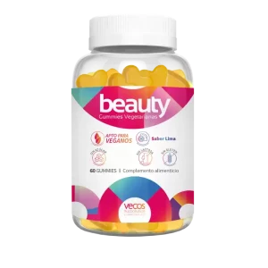 Beauty gummies, suplemento alimenticio para el cuidado de la piel, cabello y uñas