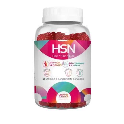 Gummies HSN de Vecos para pelo piel y uñas